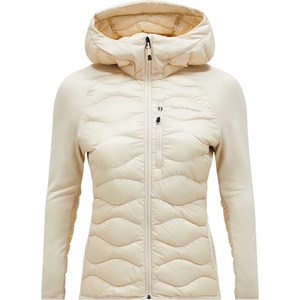 Peak Performance Дамско пухено яке Peak Performance Women's Helium Down Hybrid Hood Down jacket - Sand Fog (104-4160-0913)