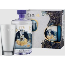 Etsu Pacific Ocean Water Japanese Gin 43% 0,7 dárkový box se sklenicí