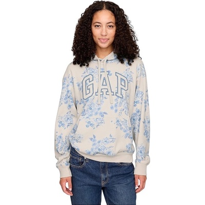 GAP V-Frch FT GAP Heritage Pullover Hoodie Light Blue Floral