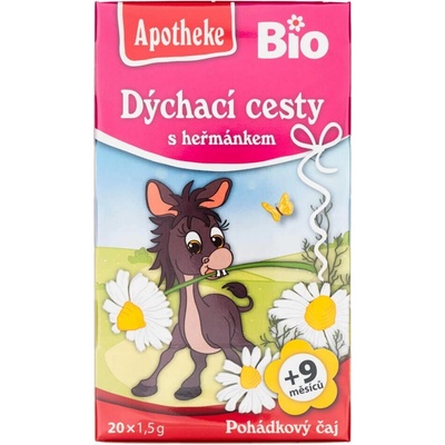 Apotheke Pohankový Bio dýchací cesty s heřmánkem 20 x 1,5 g – Zboží Dáma