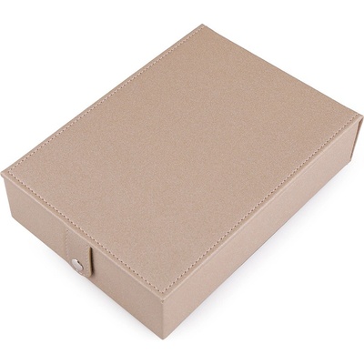 Šperkovnice 5,5x15x21 cm Balení: 1 ks, Varianta: 1 béžová lesk
