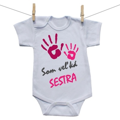 Boodyy Body s krátkym rukávom Som veľká sestra