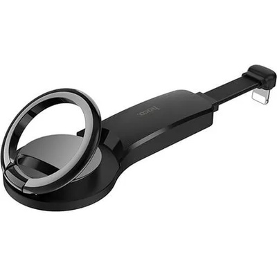 hoco. Двоен Lightning адаптер за устройства с Lightning порт и поставка - Hoco Lightning & 3.5 mm Adapter LS22 (черен) (LS23)