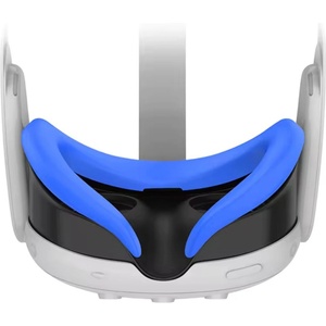 Vortex Virtual Reality VortexVR силиконов калъф / предпазител за лице за Meta Quest 3 (VVR.SIL.FACECOVER.QUEST3.BLU.2023)