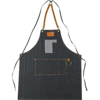 Barburys Macho holičská zástěra Denim Apron modrá