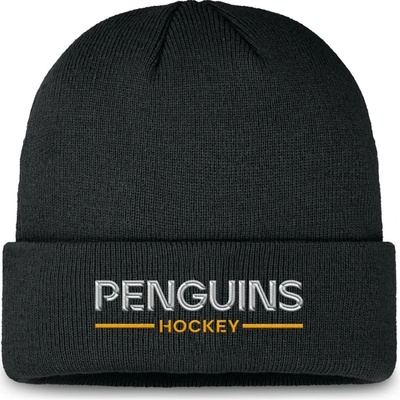 Fanatics Pánská zimní čepice Pittsburgh Penguins NHL Authentic Pro A/Cap Cuffed beanie