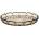 Guzzini Поднос за сервиране Vanity 30 см опушен (128601STE282)