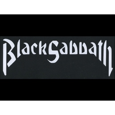 Zádovka BLACK SABBATH nápis