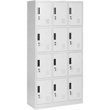 Carmen Метален шкаф Carmen CR-1258 J - сив (3580035_1)