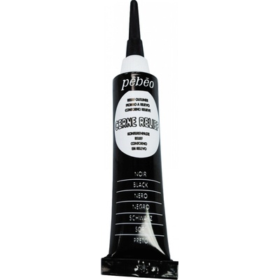 Pébéo Vitrail Kontúra na sklo 20 ml - Black