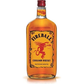 Fireball Cinnamon Liqueur 1 l (čistá fľaša)