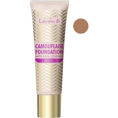 Lovely Camouflage Foundation Matt & Full Coverage 4 Beige 25 g