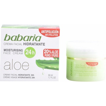 Babaria Aloe Vera Moisturiser Face Cream UVB Protection hydratačný krém s aloe vera 50 ml