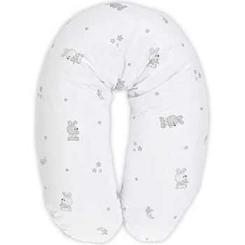 Lorelli ВЪЗГЛАВНИЦА ЗА КЪРМЕНЕ РАНФОРС little rabbits СИВО (3800166117652)