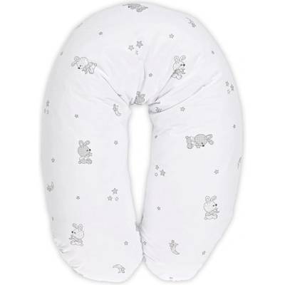 Lorelli ВЪЗГЛАВНИЦА ЗА КЪРМЕНЕ РАНФОРС little rabbits СИВО (3800166117652)