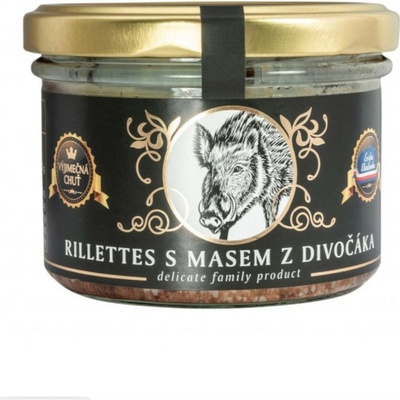 Vineco Rillettes z kančího masa 180 g