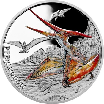 Česká mincovna Stříbrná mince Pravěký svět Pteranodon proof 1 oz