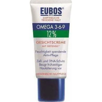 EUBOS Защитен крем за лице Омега 3-6-9 , Eubos Omega 3-6-9 12% Face Cream Defensil 50ml