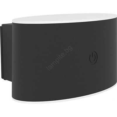 EGLO 75875 - димируемо външно настенно осветително тяло VALGIANO LED/5W/5V 2000 mAh IP44 черно (EG75875)