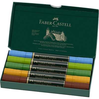 Faber-Castell Акварелен маркер Albrecht Dürer, plein air, 5 цвята (O1005200283)