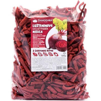 Kojibakers luštěninové celestýnské nudle s červenou řepou 0,5 kg