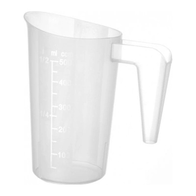 Hendi 567814 Odmerka z plypropylenu, 0,5 l, stohovateľná