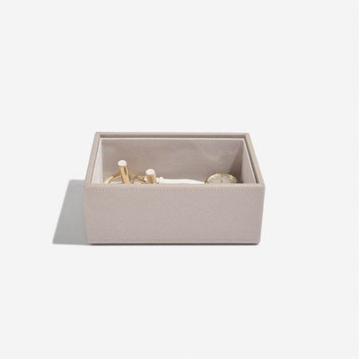 Stackers box na šperky Taupe Mini Open šedobéžová