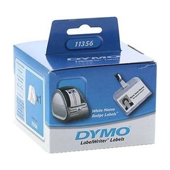 DYMO 11356, S0722560, 41мм x 89мм, бели хартиени етикети на имена (11356)