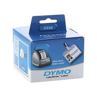 DYMO 11356, S0722560, 41мм x 89мм, бели хартиени етикети на имена (S0722560)