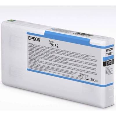 Epsonblaek Epson Cyan T9132- касета с мастило 200 мл (C13T913200)