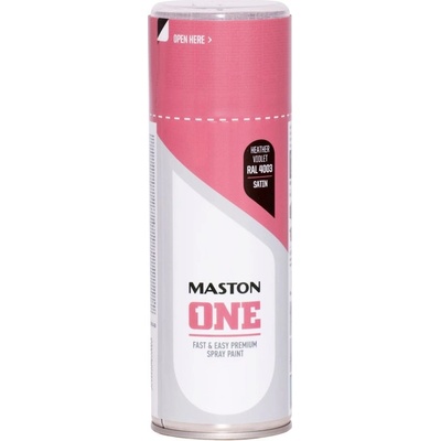 MASTON One - akrylová - RAL 4003 S - erika violet satén - 400 ml