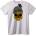 NOONEBRAND Тениска Skull Рапър Шапка - 2XL, White