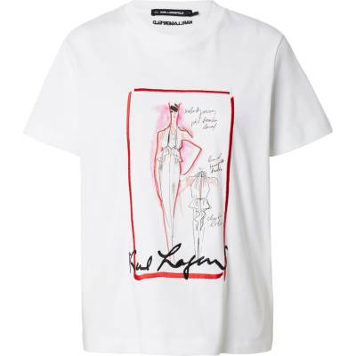 Karl Lagerfeld Тениска бяло, размер S