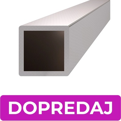 DOPREDAJ profil 15 x 15 x 1,5 x 2000 mm, brúsená AISI 304