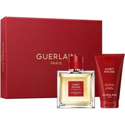 Guerlain Habit Rouge Комплект (EDT 100ml + SG 75ml) за Мъже