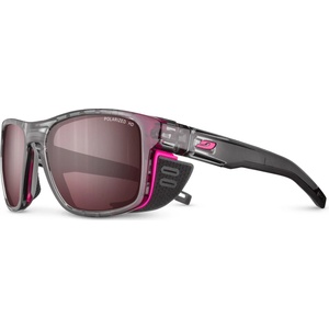 Julbo Слънчеви очила Julbo Shield Spectron HD Polarized S3 Glacier glasses - Grey / Neon pink / Rose / Silver Flash - размер M (205-7285-0311) Слънчеви очила