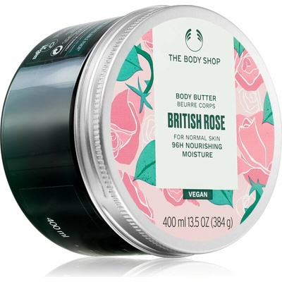 The Body Shop British Rose Body Butter telové maslo s vôňou ruží 400 ml