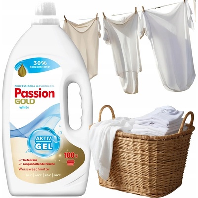 Passion Gold White prací gel na bílé prádlo 100 PD 4 l