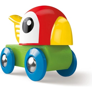 Hape Дървен локомотив Hape - Свирукащ папагал (H3808)