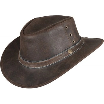 Australský klobouk kožený Longford