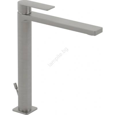 PAFFONI - Смесител за умивалник + изпускател TANGO неръждаема стомана (PF0087)