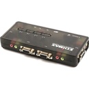 Edimax EK-UAK4 KVM přepínač, 4 porty, USB, desktop + 4x KVM kabel