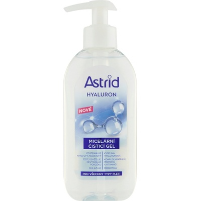 Astrid Hyaluron micelární pleťový čisticí gel s kyselinou hyaluronovou 200 ml