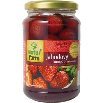 Natur farm jahodový kompot 340 g