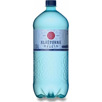 Kláštorná Kalcia Přírodní minerální jemně sycená 6 x 1,5 l