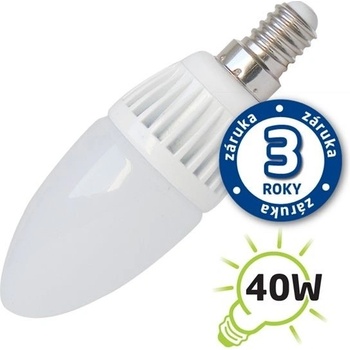 Tipa LED žárovka C37 E14/230V 5W bílá teplá svíčka