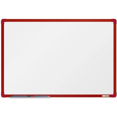 VMS VISION, s.r.o. Magnetická tabuľa 60 x 90 keramika, červený rám