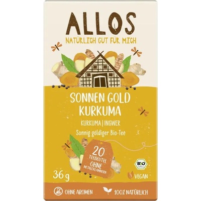 Allos Kořeněný kurkumový čaj bio 20 x 1,8 g