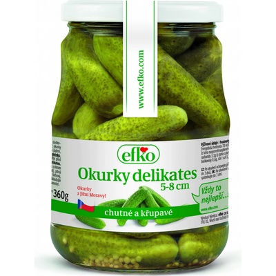 Efko Okurky delikates 5-8 cm 0,67 kg
