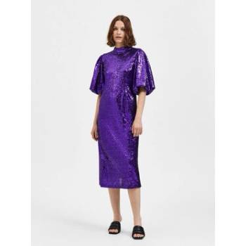 Selected Femme šaty Sola 16086217 fialová